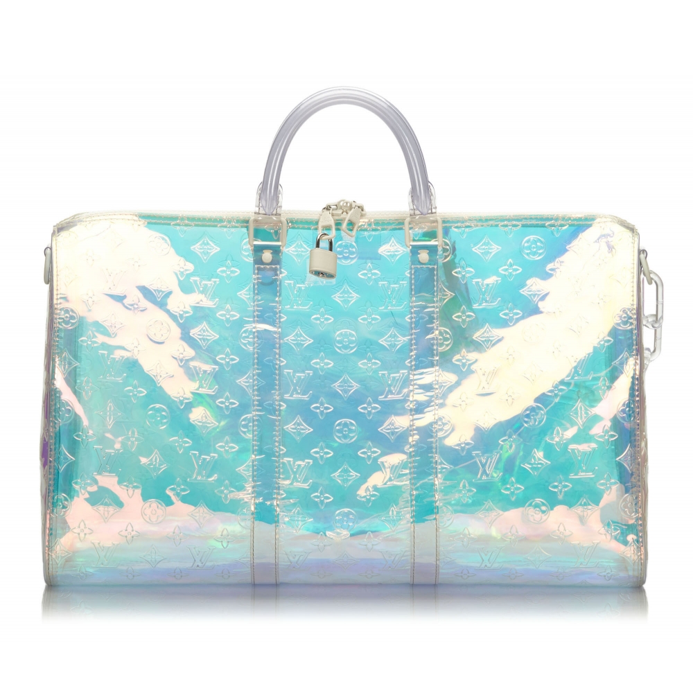 Louis Vuitton Vintage - RGB Keepall Bandouliere 50 - Silver - Plastic and PVC - Luxury High ...
