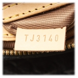 Louis Vuitton Vintage - Fleur de Jais Carrousel Bag - Nero Marroni - Borsa in Tela Monogramma e Pelle - Alta Qualità Luxury