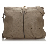 Louis Vuitton Vintage - Mahina Selene MM - Gray - Leather and Calf Handbag - Luxury High Quality