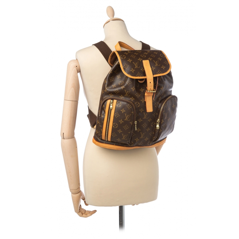 Louis Vuitton Vintage - Monogram Mini Montsouris Backpack - Brown - Canvas  and Leather Backpack - Luxury High Quality - Avvenice