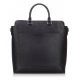 Louis Vuitton Vintage - Epi Brooks Tote - Nero - Borsa in Pelle Epi e Pelle - Alta Qualità Luxury