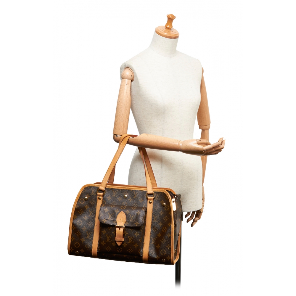 Louis Vuitton Vintage - Monogram Sac Baxter GM - Brown - Canvas and  Vanchetta Leather Handbag - Luxury High Quality - Avvenice