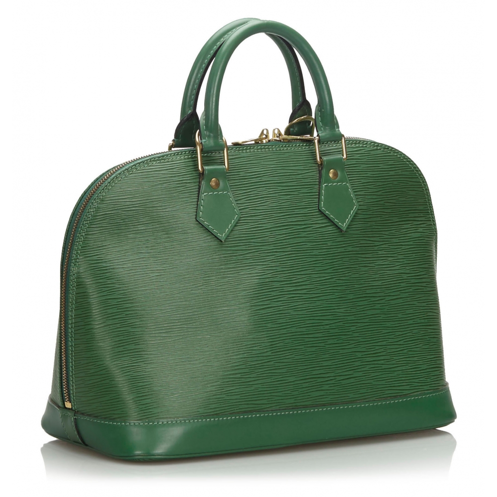 Preloved Louis Vuitton Alma Epi Leather Green, Women's Fashion, Bags &  Wallets, Purses & Pouches on Carousell
