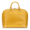 Louis Vuitton Vintage - Epi Alma PM - Giallo - Borsa in Pelle Epi e Pelle - Alta Qualità Luxury
