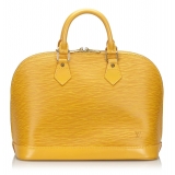Louis Vuitton Vintage - Epi Alma PM - Yellow - Leather and Epi Leather Handbag - Luxury High Quality