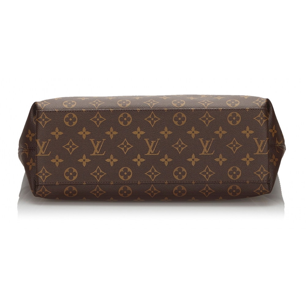 Louis Vuitton Tuileries Hobo Monogram Canvas with Leather With