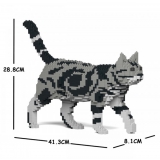 Jekca - American Shorthair - Cat - 02S-M01 - Lego - Sculpture - Construction - 4D - Brick Animals - Toys