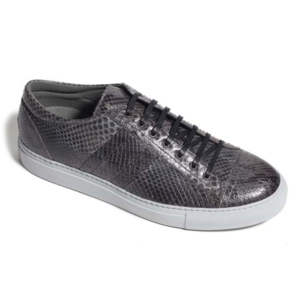 Vittorio Martire - Pierpaolo P. - Grey - Sport Collection - Python - Italian Handmade Shoes - Luxury Leather