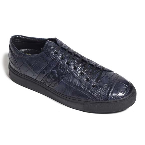 Vittorio Martire - Pierpaolo C. - Black - Sport Collection - Crocodile - Italian Handmade Shoes - Luxury Leather