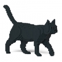 Jekca - American Shorthair - Black - Cat - 07S-M02 - Lego - Sculpture - Construction - 4D - Brick Animals - Toys