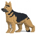 Jekca - German Shepherd - Dog - 01S-M01 - Lego - Sculpture - Construction - 4D - Brick Animals - Toys