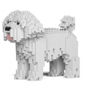 Jekca - Maltese - Dog - 01S - Lego - Sculpture - Construction - 4D - Brick Animals - Toys