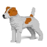 Jekca - Jack Russell Terrier - Cane - 01S-M01 - Lego - Scultura - Costruzione - 4D - Animali di Mattoncini - Toys