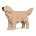 Jekca - Golden Retriever - Dog - 02S-M03 - Lego - Sculpture - Construction - 4D - Brick Animals - Toys