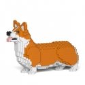 Jekca - Welsh Corgi - Dog - 02S-M01 - Lego - Sculpture - Construction - 4D - Brick Animals - Toys