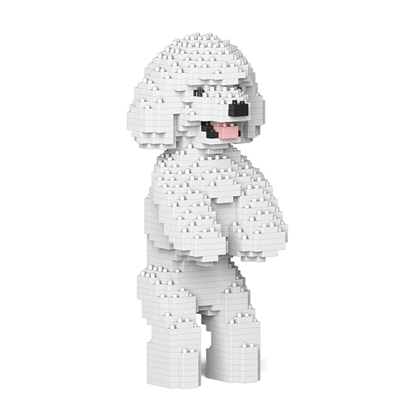 Jekca - Barboncino Nano - Cane - 04S-M01 - Lego - Scultura - Costruzione - 4D - Animali di Mattoncini - Toys