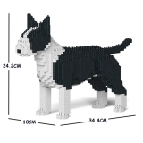 Jekca - Bull Terrier Inglese - Cane - 01S-M01 - Lego - Scultura - Costruzione - 4D - Animali di Mattoncini - Toys