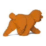 Jekca - Dwarf Poodle - Dog - 02S-M04 - Lego - Sculpture - Construction - 4D - Brick Animals - Toys