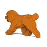 Jekca - Barboncino Nano - Cane - 02S-M04 - Lego - Scultura - Costruzione - 4D - Animali di Mattoncini - Toys