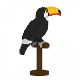 Jekca - Ramphastos Toco - Tucano - Uccello - 01S - Lego - Scultura - Costruzione - 4D - Animali di Mattoncini - Toys