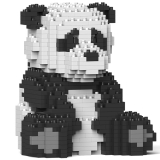 Jekca - Panda - Mammifero - 01S - Lego - Scultura - Costruzione - 4D - Animali di Mattoncini - Toys