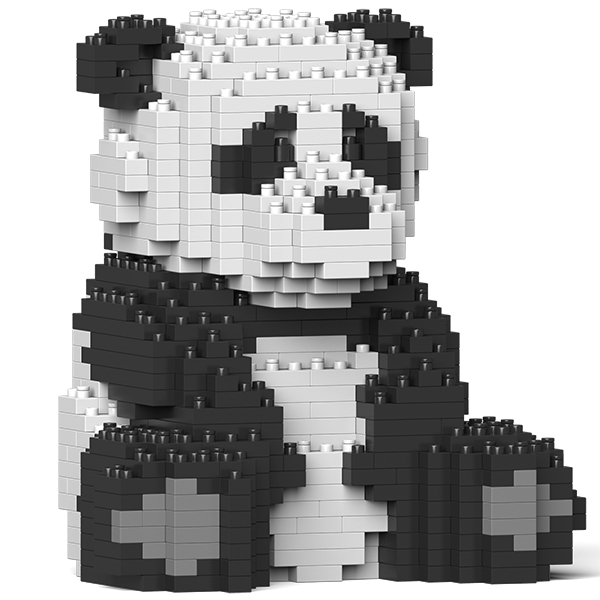 Jekca - Panda - Mammal - 01S - Lego - Sculpture - Construction