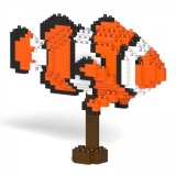 Jekca - Clownfish - 01S - Lego - Sculpture - Construction - 4D - Brick Animals - Toys