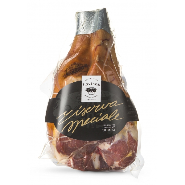 Salumificio Lovison - Raw Ham D.O.P. San Daniele - Without Bone - Artisan Cured Meat - Special Reserve Lovison - 8000 g