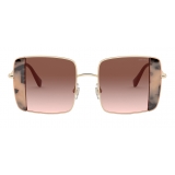 Miu Miu - Miu Miu Noir Sunglasses - Square - Tortoise and Pink - Sunglasses - Miu Miu Eyewear