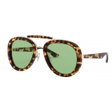 Miu Miu - Miu Miu Catwalk FW19 Sunglasses - Aviator - Tortoise Green - Sunglasses - Miu Miu Eyewear