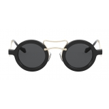 Miu Miu - Miu Miu Scenique Sunglasses - Round - Black - Sunglasses - Miu Miu Eyewear