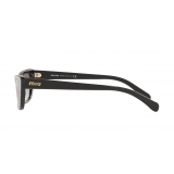 Miu Miu - Miu Miu Logo Sunglasses - Cat Eye - Black Silver - Sunglasses - Miu Miu Eyewear