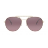 Miu Miu - Occhiali Miu Miu Societe - Aviator - Oro Pallido Rosa - Occhiali da Sole - Miu Miu Eyewear