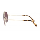 Miu Miu - Miu Miu Societe Sunglasses - Aviator - Pale Gold Pink - Sunglasses - Miu Miu Eyewear