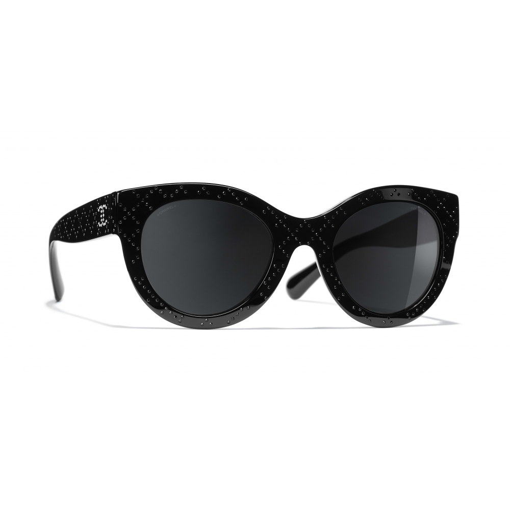 Lydighed Korrekt Sekretær Chanel - Butterfly Sunglasses - Black Gray - Chanel Eyewear - Avvenice
