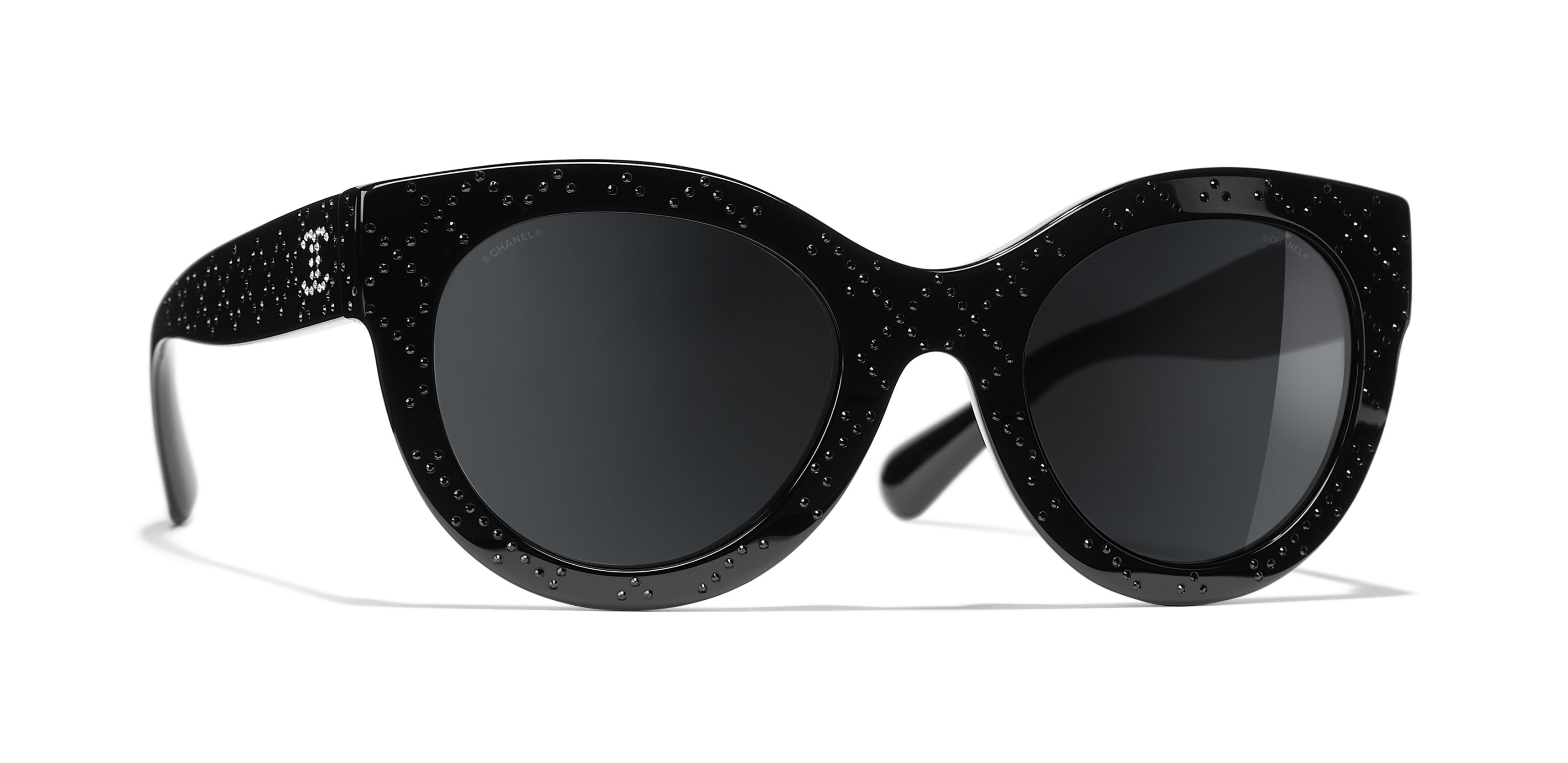 Chanel - Butterfly Sunglasses - Black Gray - Chanel Eyewear - Avvenice