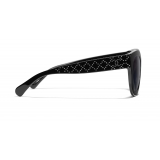 Chanel - Butterfly Sunglasses - Black Gray Gradient - Chanel Eyewear