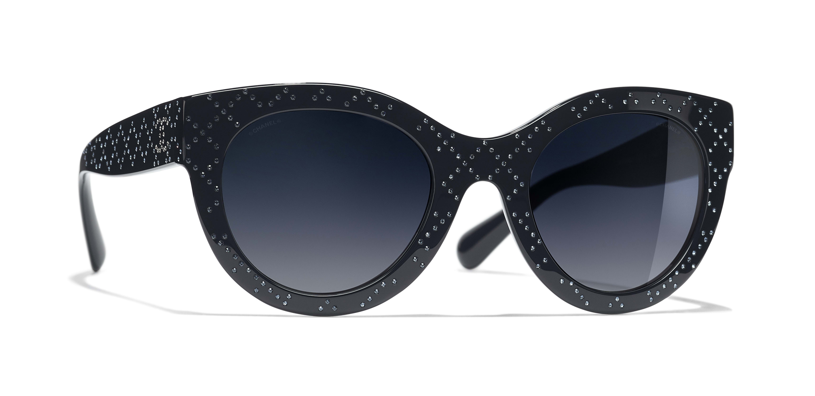 Eyewear: Square Blue Light Glasses, acetate — Fashion | CHANEL