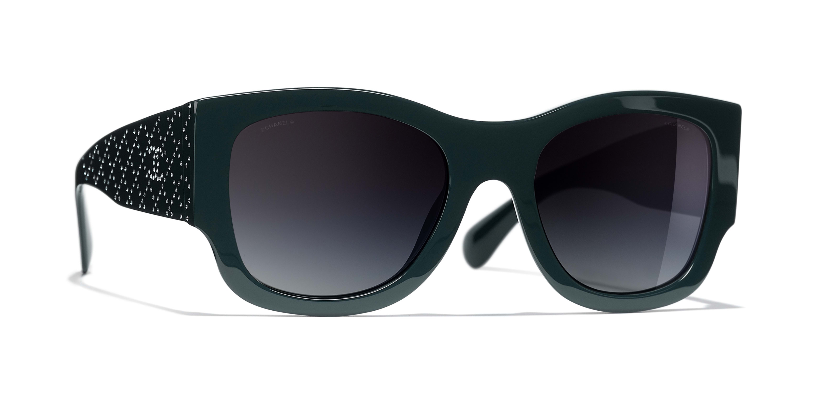 Chanel - Square Sunglasses - White Gray - Chanel Eyewear - Avvenice