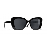 Chanel - Square Sunglasses - Black Gray - Chanel Eyewear