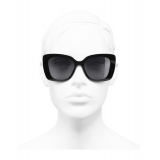 Chanel - Square Sunglasses - Black Gray - Chanel Eyewear