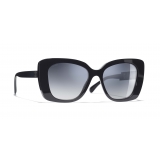 Chanel - Square Sunglasses - Dark Blue Mirror - Chanel Eyewear