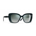 Chanel - Square Sunglasses - Dark Green Mirror - Chanel Eyewear