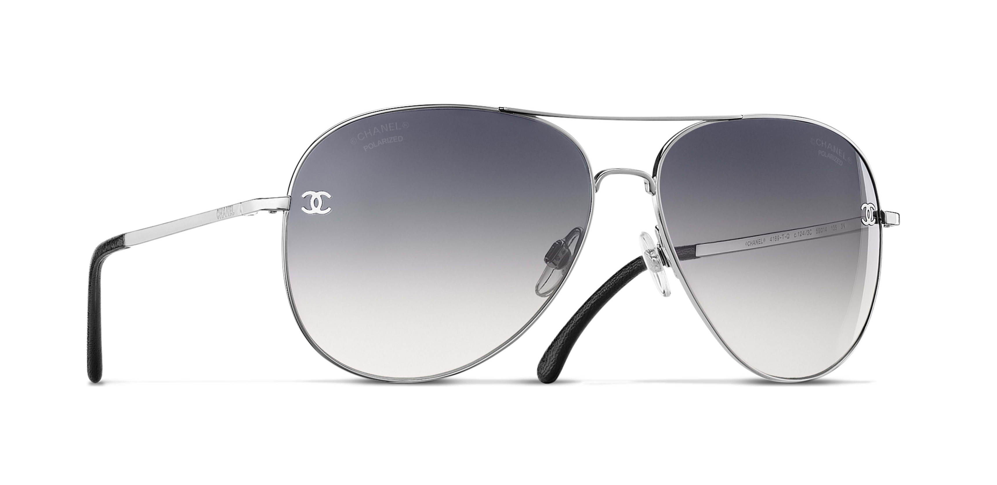 Chanel - Pilot Sunglasses - Green Gray Gradient - Chanel Eyewear - Avvenice
