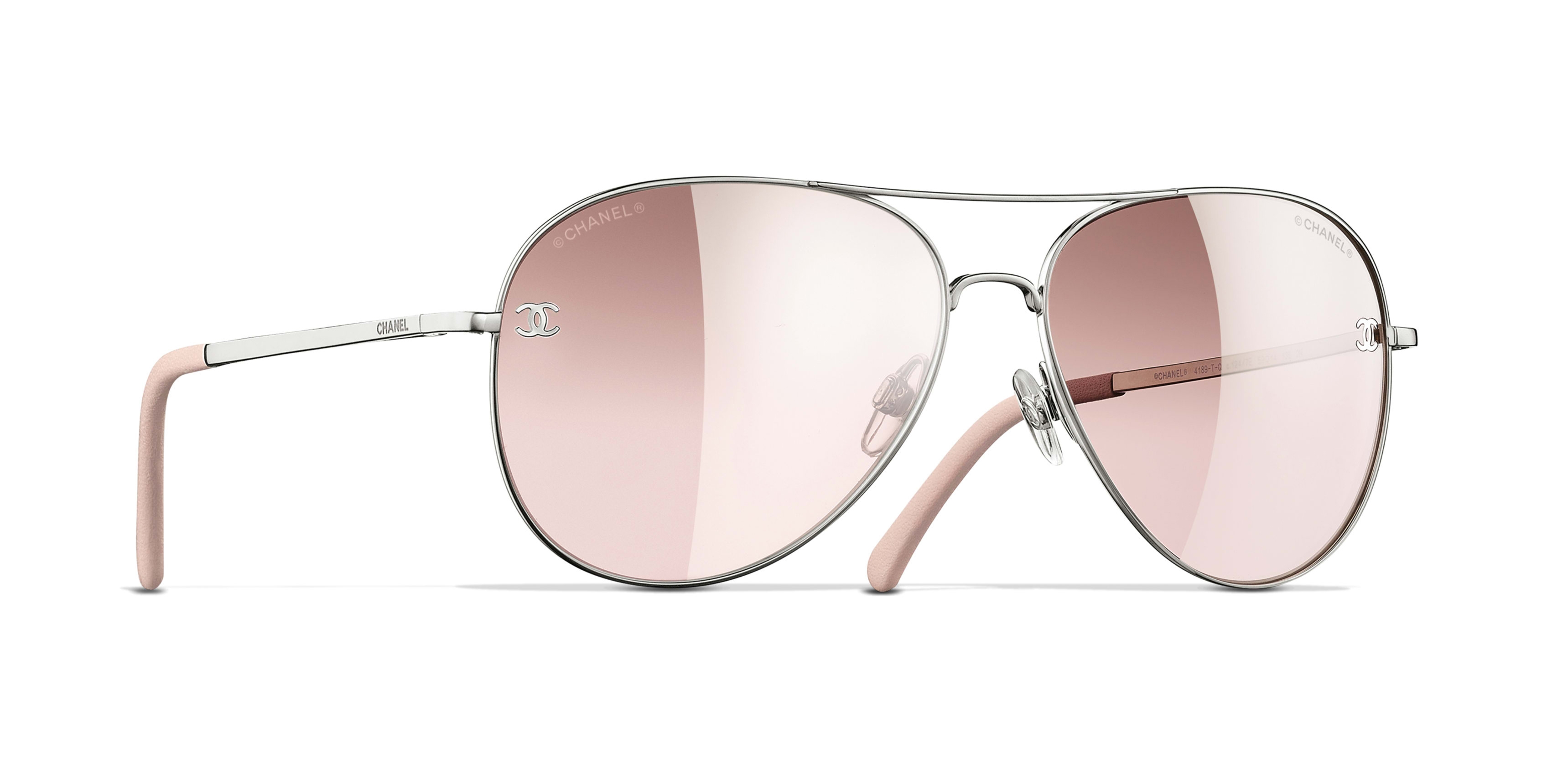 chanel glasses pink