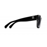 Chanel - Occhiali Quadrati da Sole - Nero Grigio - Chanel Eyewear