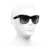 Chanel - Square Sunglasses - Black Gray - Chanel Eyewear