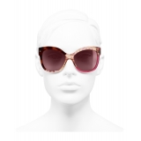 Chanel - Butterfly Sunglasses - Dark Tortoise Pink - Chanel Eyewear