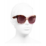 Chanel - Butterfly Sunglasses - Dark Tortoise Pink - Chanel Eyewear