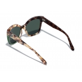 Chanel - Butterfly Sunglasses - Dark Tortoise Green - Chanel Eyewear